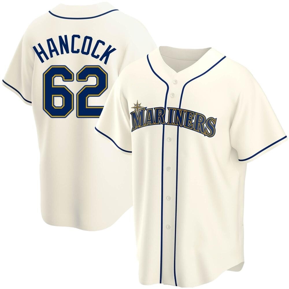 Replica Emerson Hancock Youth Seattle Mariners Cream Alternate Jersey Replica Emerson Hancock Youth Seattle Mariners Cream Alternate Jersey
