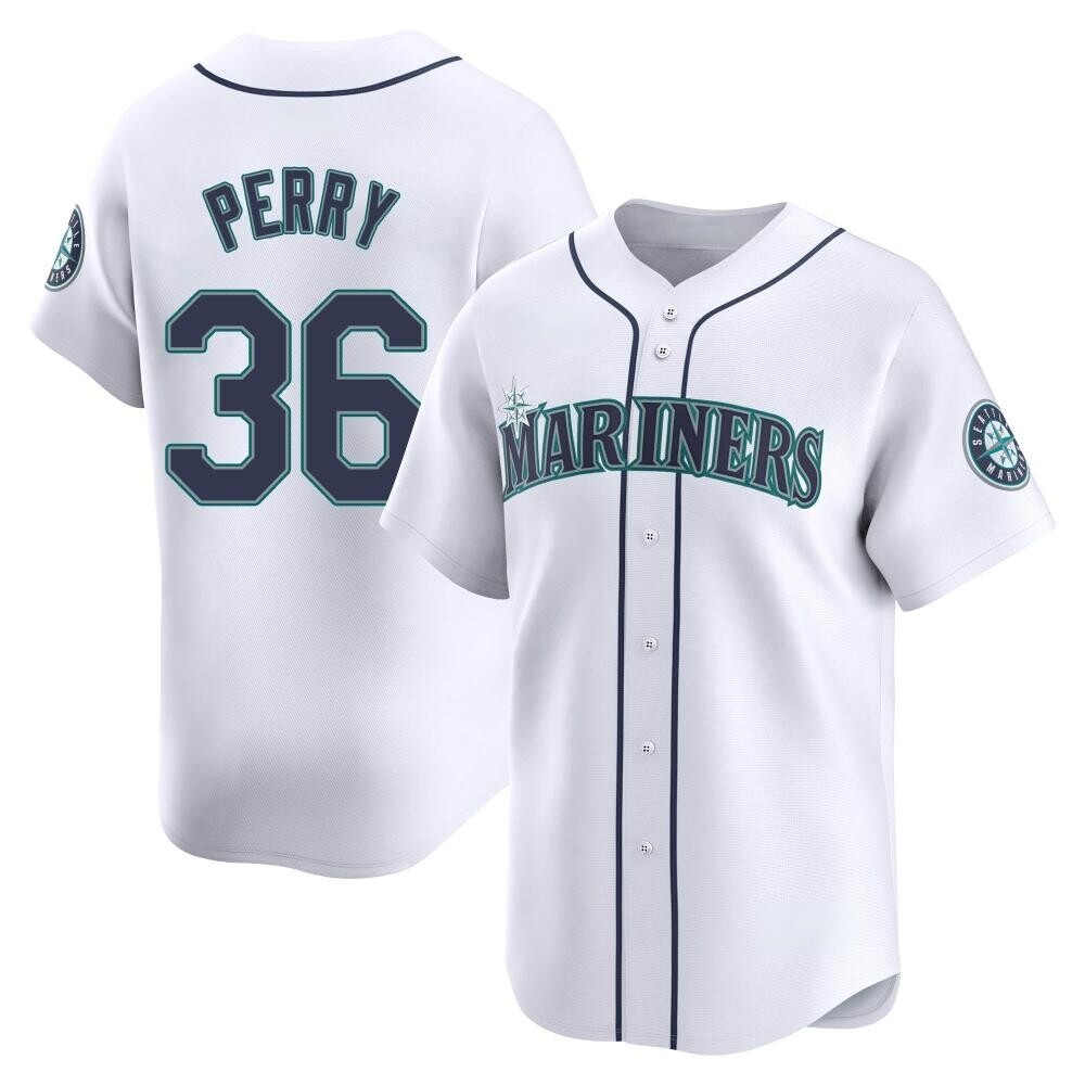 Limited Gaylord Perry Youth Seattle Mariners White Home Jersey Limited Gaylord Perry Youth Seattle Mariners White Home Jersey