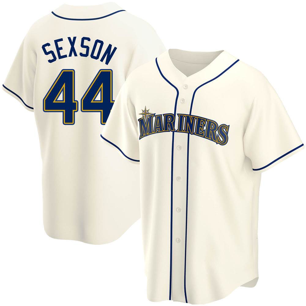 Replica Richie Sexson Men's Seattle Mariners Cream Alternate Jersey Replica Richie Sexson Men's Seattle Mariners Cream Alternate Jersey