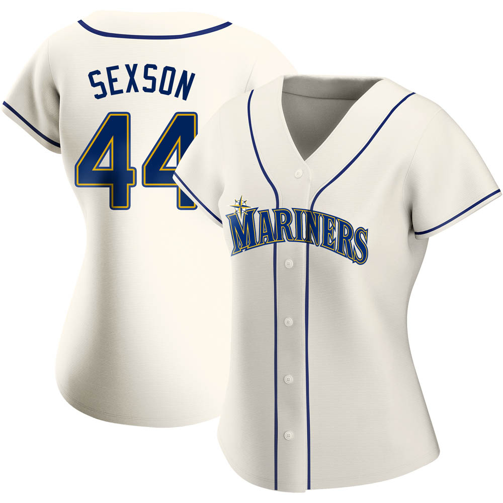 Replica Richie Sexson Women's Seattle Mariners Cream Alternate Jersey Replica Richie Sexson Women's Seattle Mariners Cream Alternate Jersey