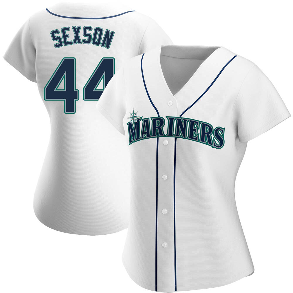 Replica Richie Sexson Women's Seattle Mariners White Home Jersey Replica Richie Sexson Women's Seattle Mariners White Home Jersey