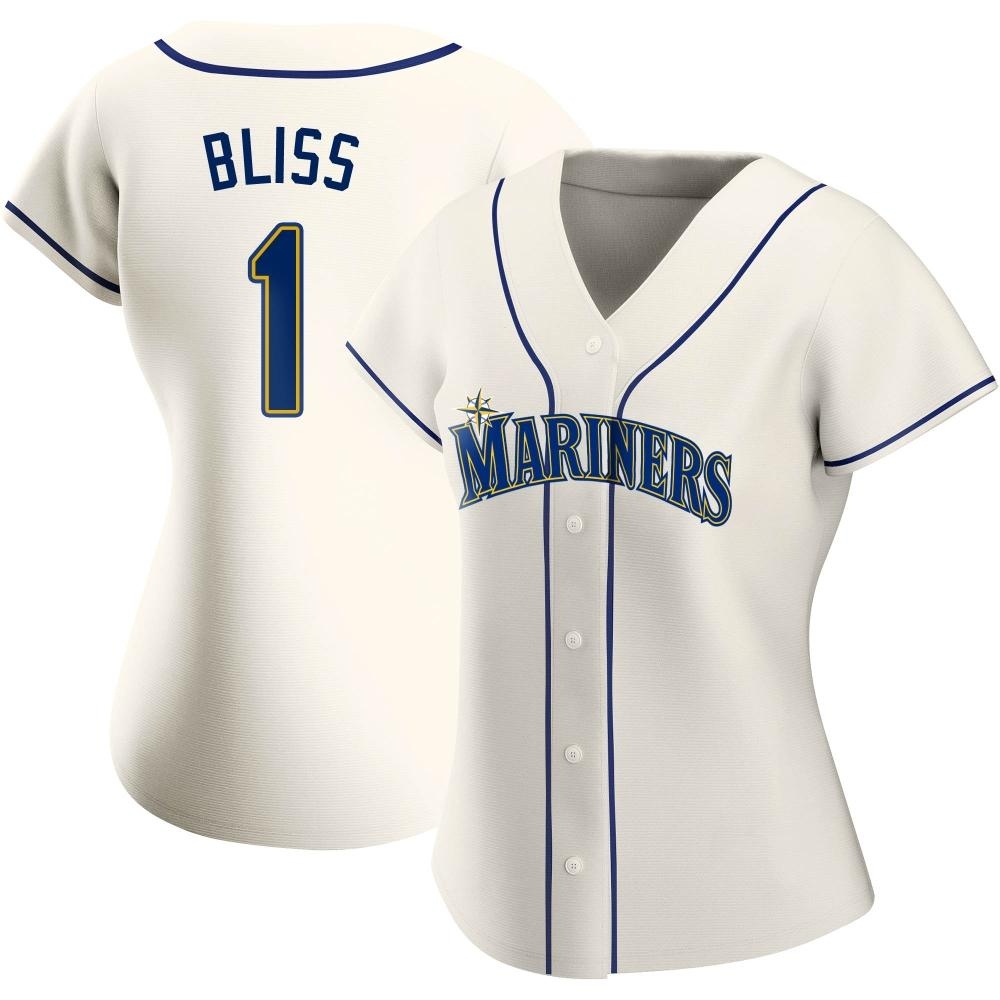 Replica Ryan Bliss Women's Seattle Mariners Cream Alternate Jersey